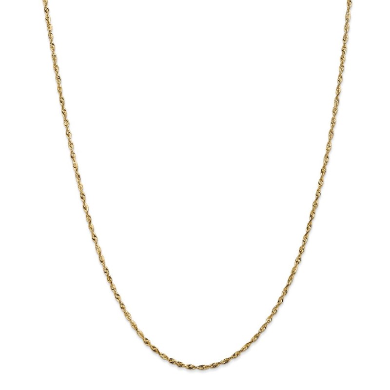 Estate Diamond Cut Rope Chain